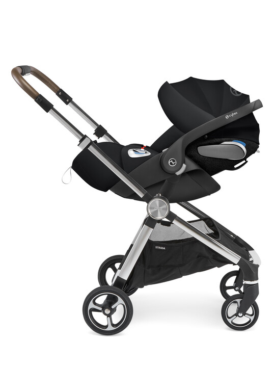 Strada Navy Pushchair with Navy Carrycot image number 4